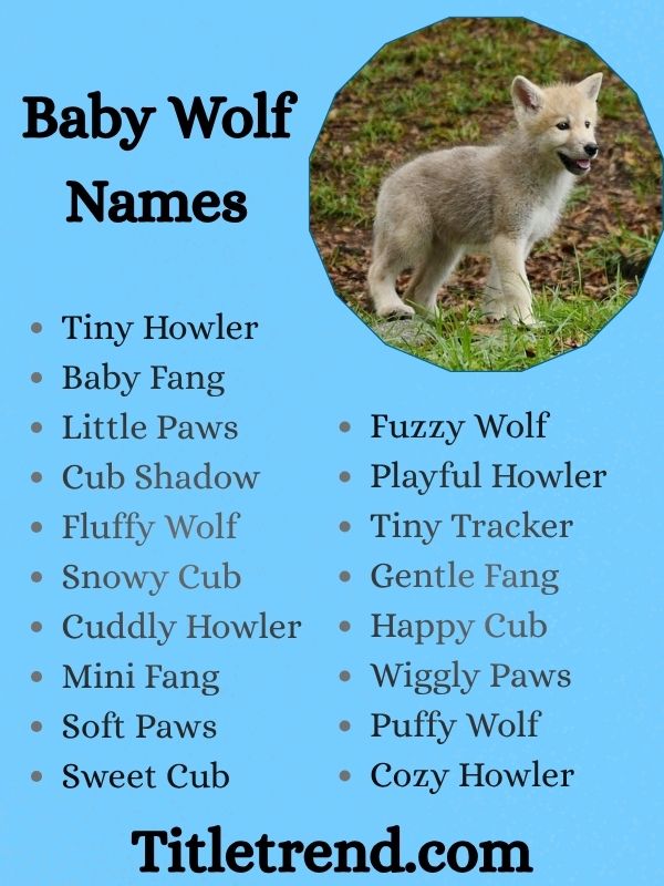 Baby Wolf Names