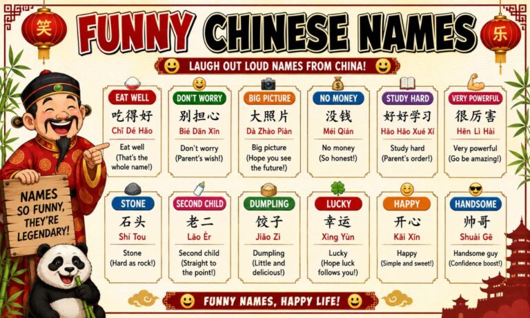 Funny Chinese Names