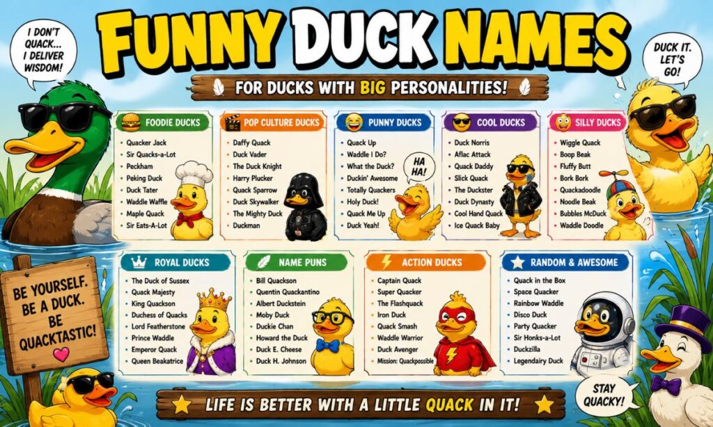 Funny Duck Names