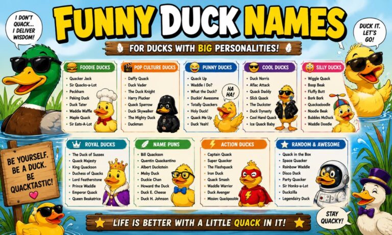 Funny Duck Names