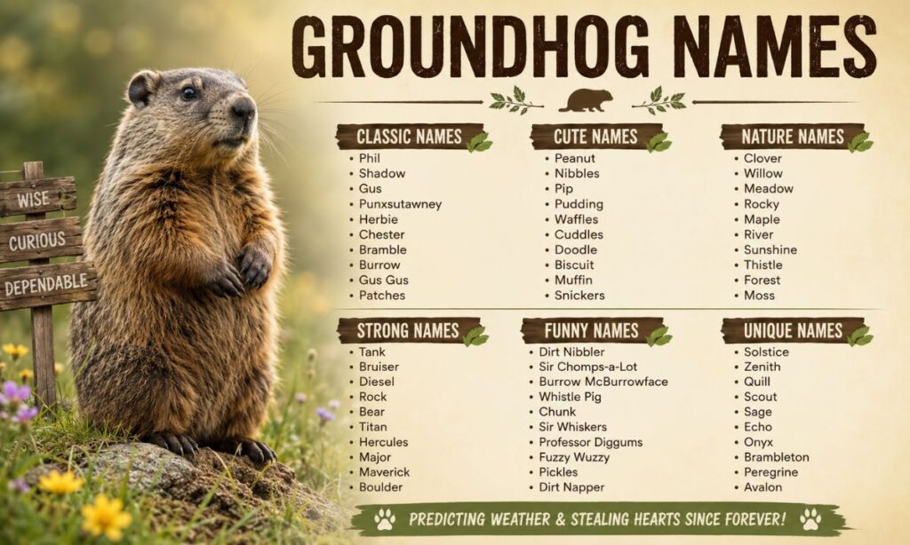 Groundhog Names