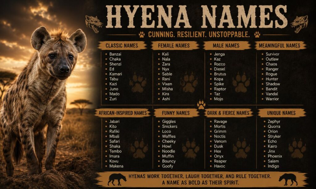 Hyena Names